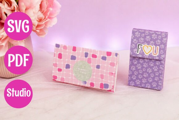 3D SVG Business Card Box Templates for Lifestyle & Hobbies Branding