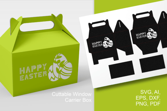 Happy Easter Eggs Gable Box SVG Review