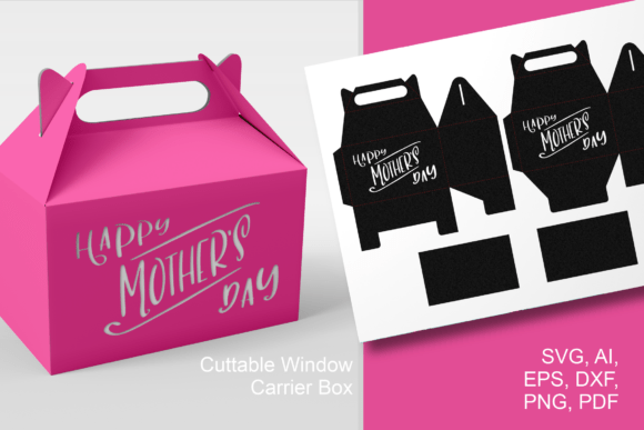 Happy Mother's Day 3D SVG Box – A Festive, Feminine Craft Staple