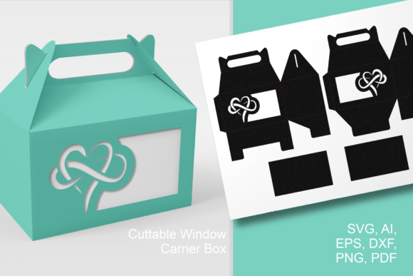 Infinity Love Wide Window Gable Box 3D SVG Review
