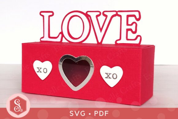 LOVE Treat Box SVG PDF Templates: A 3D SVG Valentine’s Day Design for Content Publishers