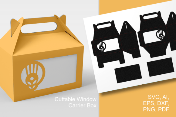 Mid Century Style Flower Gable Favor Box – A Versatile 3D SVG for Spring Branding and Local Business Packaging