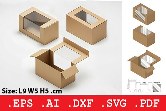 Rectangular Window Product Box: 3D SVG Objects Review