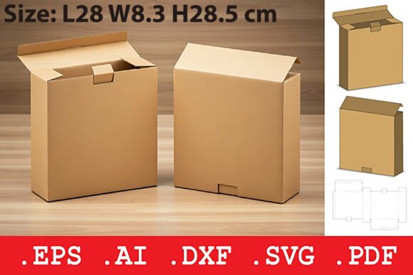 Square Tuck Front Flap Box: 3D SVG Objects Review