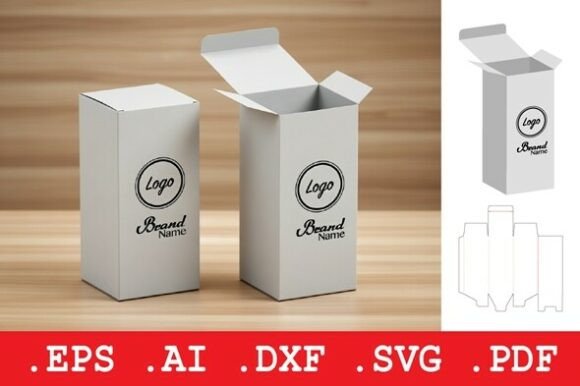 Tall Rectangular Tuck Top Box: 3D SVG Objects Review